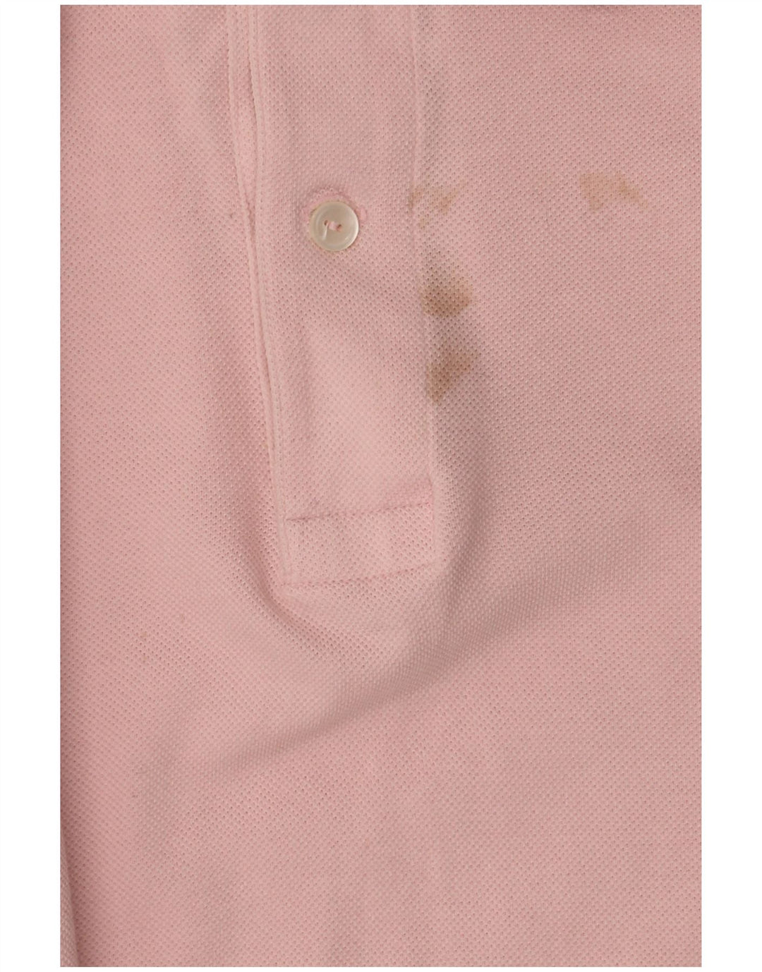 Polo da uomo Lacoste taglia 4 in cotone rosa medio