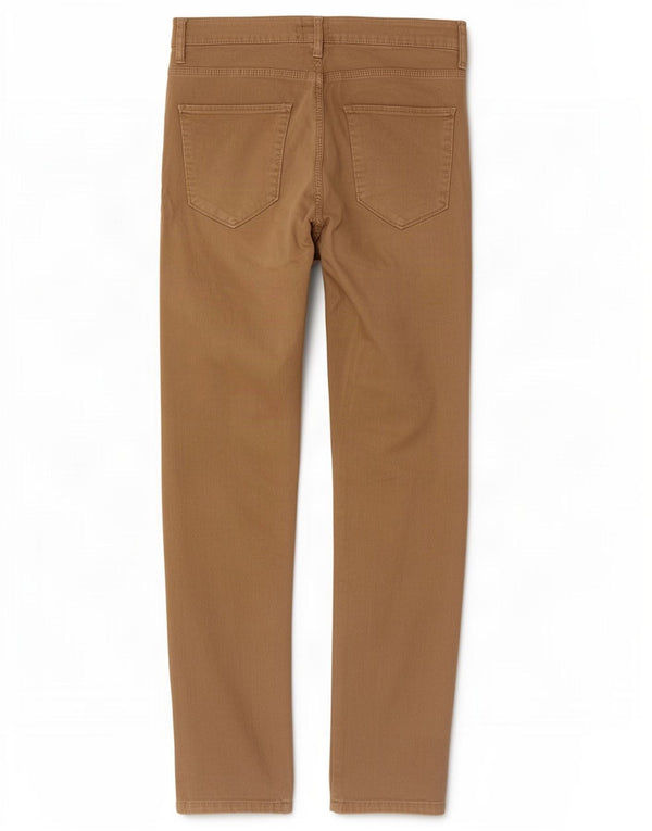 Pantaloni casual slim fit da uomo Zara EU 42 Large W32 L33 Cotone beige