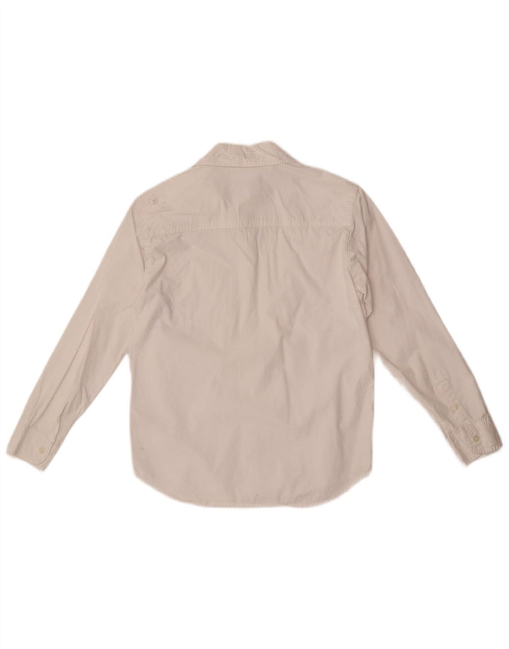 Camicia Grafica Trussardi Bambino 8-9 Anni Cotone Bianco