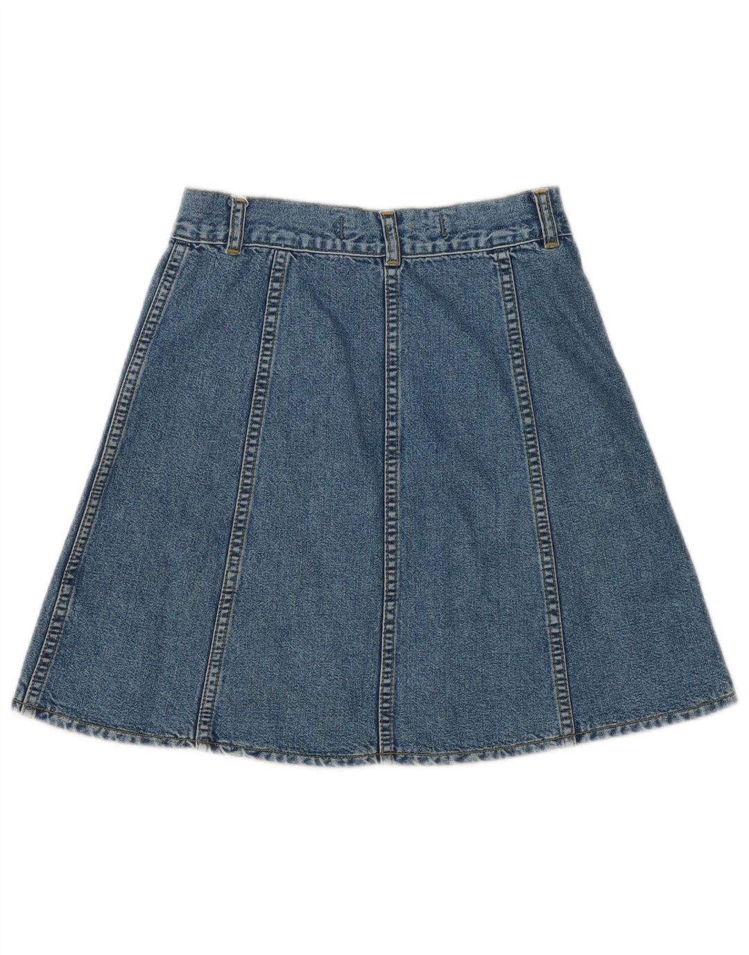 Gonna in denim da donna Crown W27 piccola in cotone blu