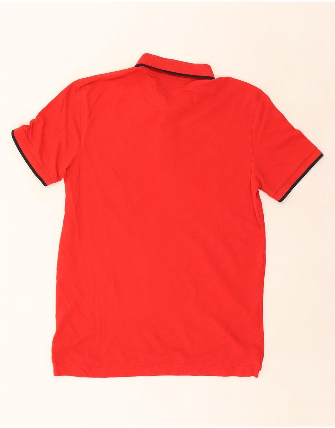 Polo da uomo Hugo Boss in cotone rosso medio