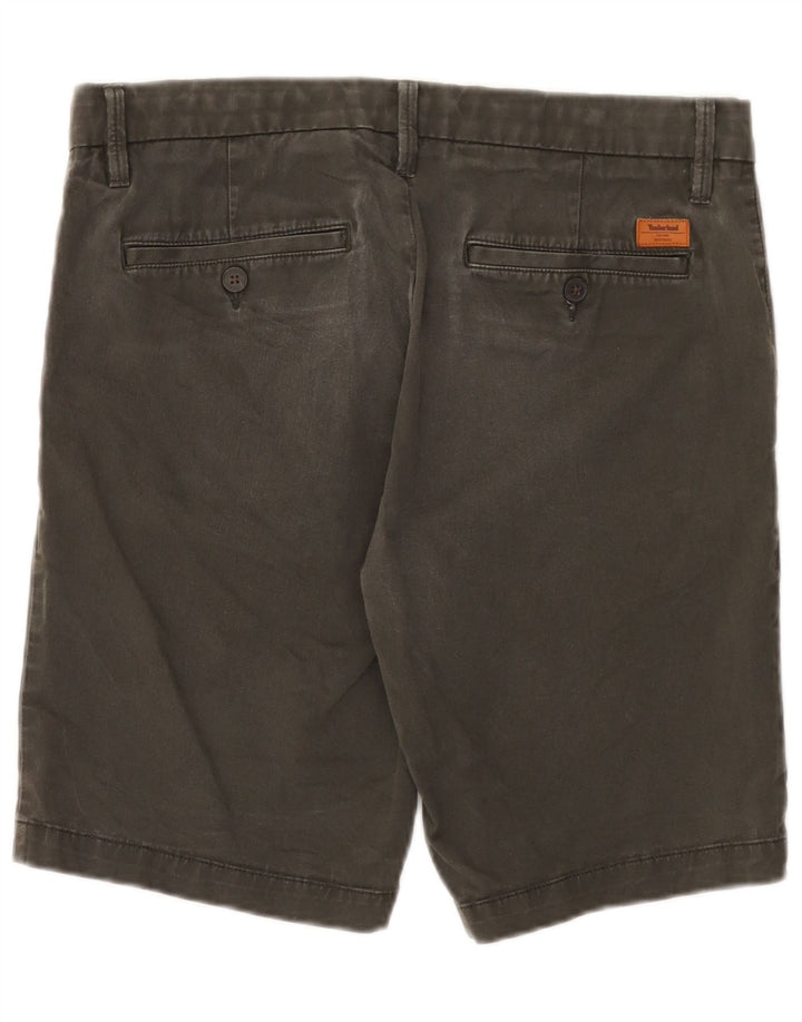 Pantaloncini chino da uomo Timberland W32 cotone grigio medio