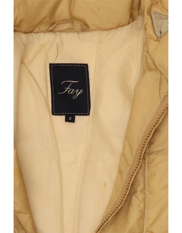 Giacca imbottita da donna Fay UK 10 piccola Beige
