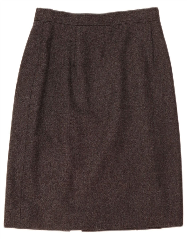 Gonna dritta da donna UNGARO IT 40 piccola W26 Cupro grigio
