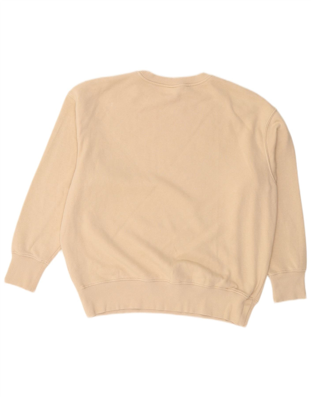 Felpa grafica da uomo Nike XS in cotone beige