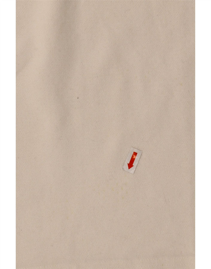 Polo da donna LACOSTE taglia 38 cotone bianco medio