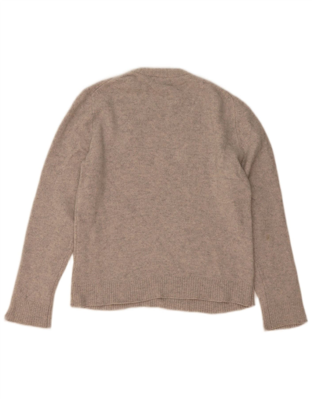 Maglione maglione girocollo da donna Massimo Dutti UK 14 Grigio medio chiazzato