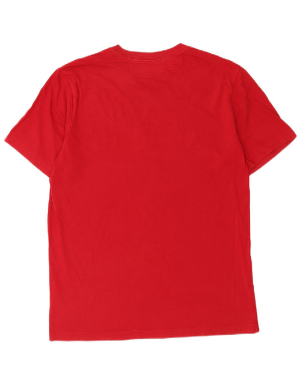 T-shirt grafica Jordan Standard Fit da uomo in cotone rosso medio