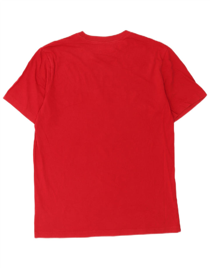 T-shirt grafica Jordan Standard Fit da uomo in cotone rosso medio