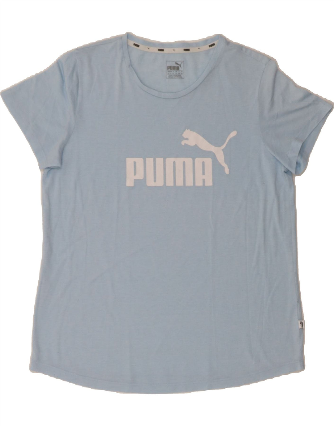 PUMA Womens Graphic T-Shirt Top UK 16 Large  Blue Vintage Puma and Second-Hand Puma from Messina Hembry 