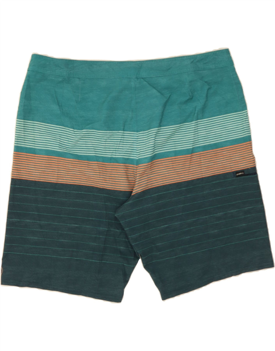 O'NEILL Mens Swimming Shorts 2XL  Multicoloured Striped Polyester Vintage O'Neill and Second-Hand O'Neill from Messina Hembry 