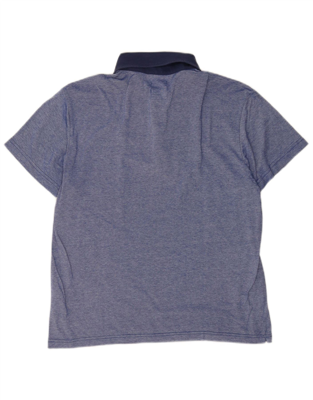 Polo da uomo slim fit Henry Cottons in cotone blu medio