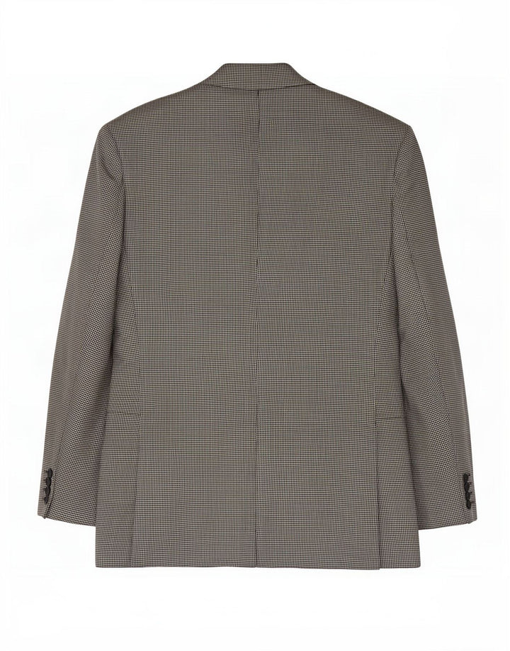 Giacca blazer a 2 bottoni da uomo Marks & Spencer UK 44 XL pied de poule nera