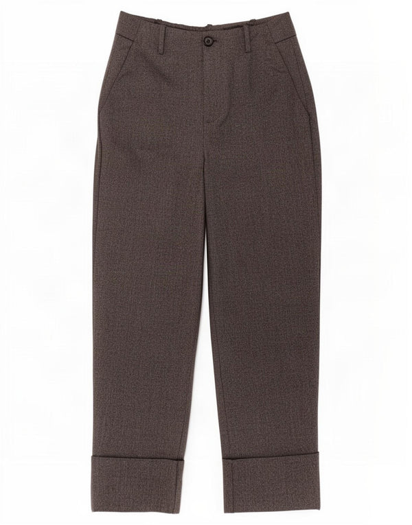 Pantaloni casual a vita alta da donna Zara EU 36 XS W26 L27 Poliestere grigio