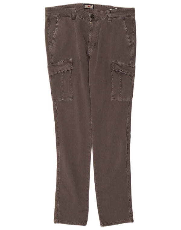 Pantaloni cargo slim da uomo Carrera IT 50 Large W34 L32 Cotone grigio