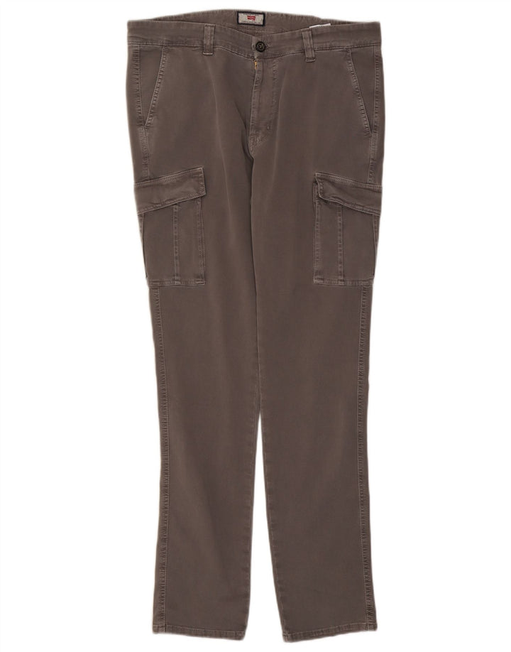 Pantaloni cargo slim da uomo Carrera IT 50 Large W34 L32 Cotone grigio