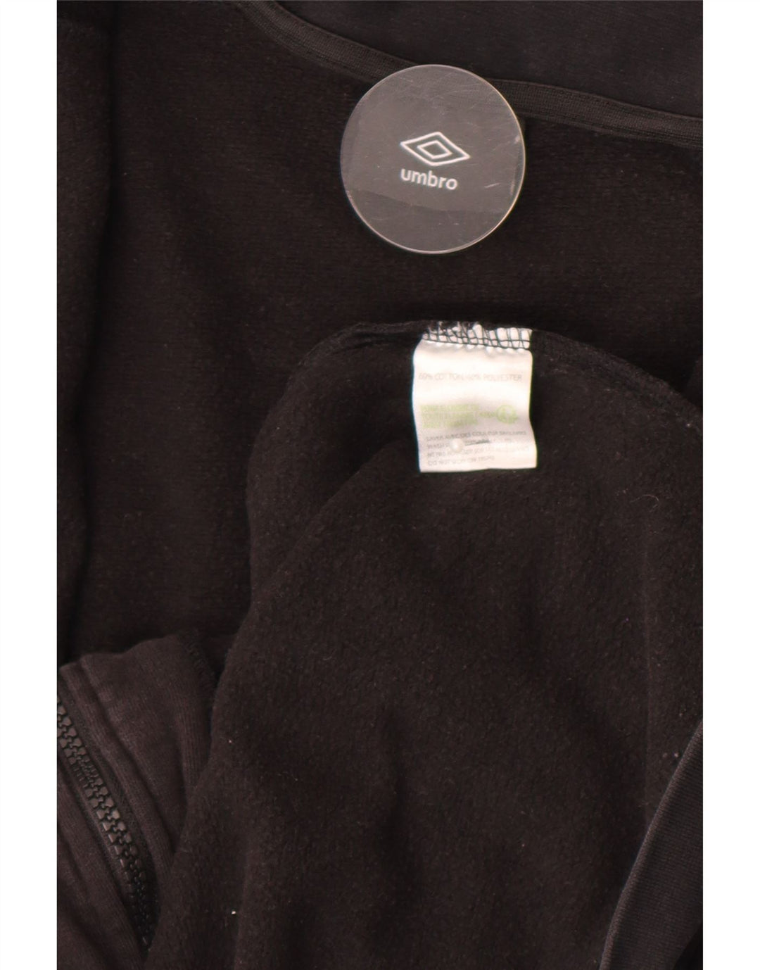 Giacca da tuta da donna Umbro UK 14 cotone nero medio