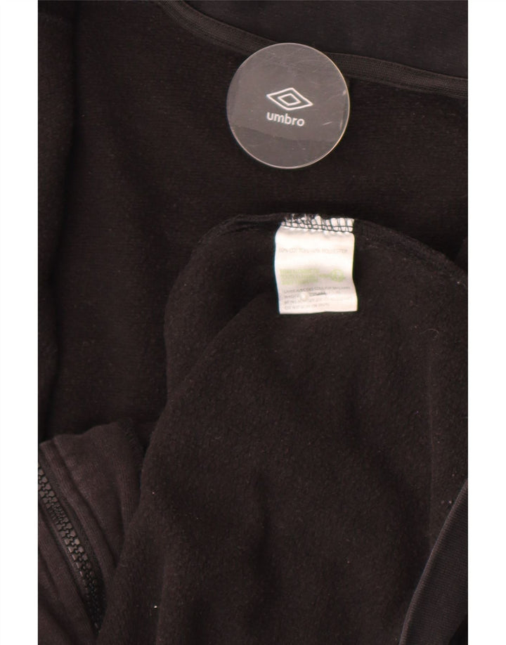 Giacca da tuta da donna Umbro UK 14 cotone nero medio