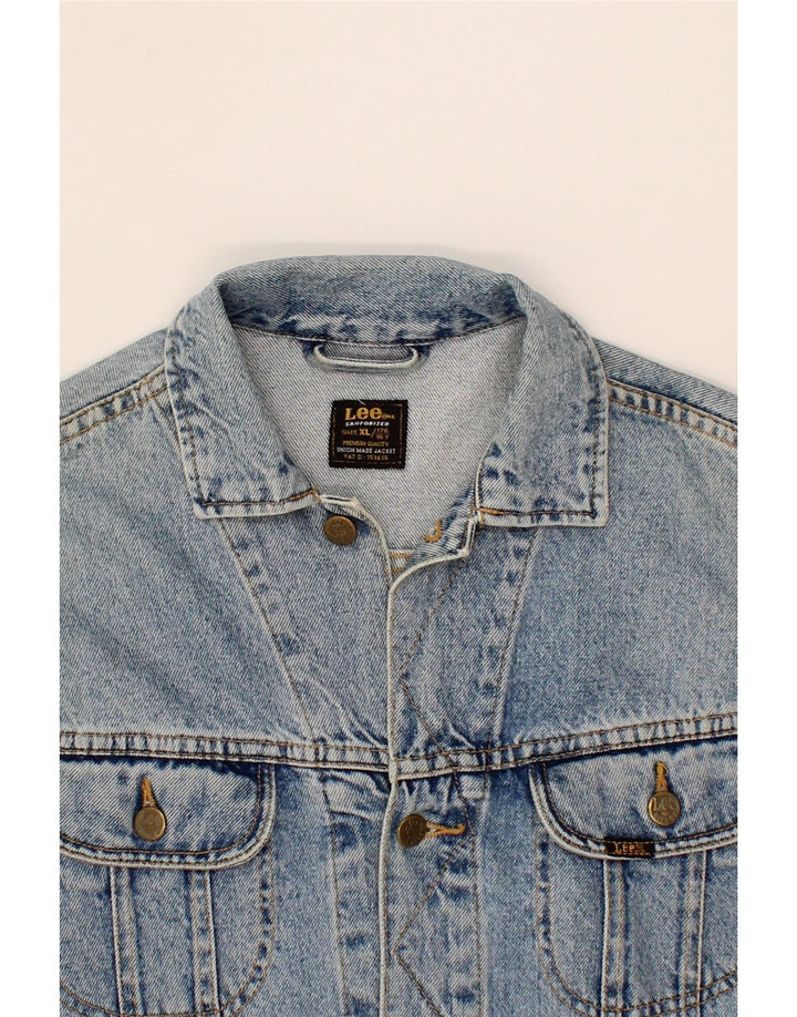 LEE Boys Denim Jacket 15-16 Years XL Blue Cotton Vintage Lee and Second-Hand Lee from Messina Hembry 