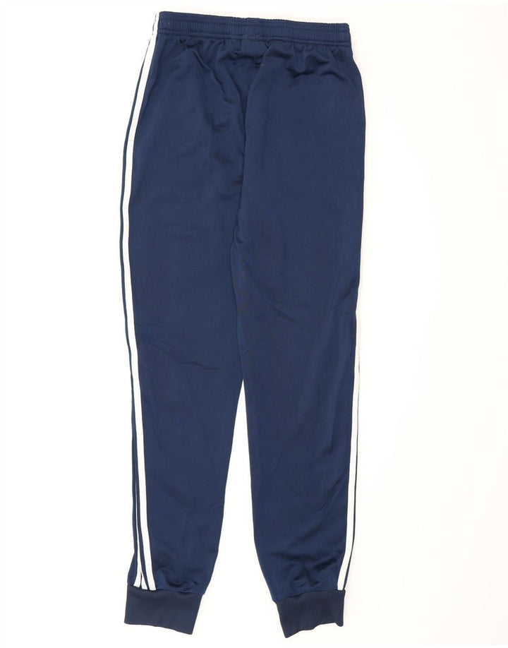 Pantaloni da tuta da uomo Adidas Joggers piccoli in poliestere blu navy