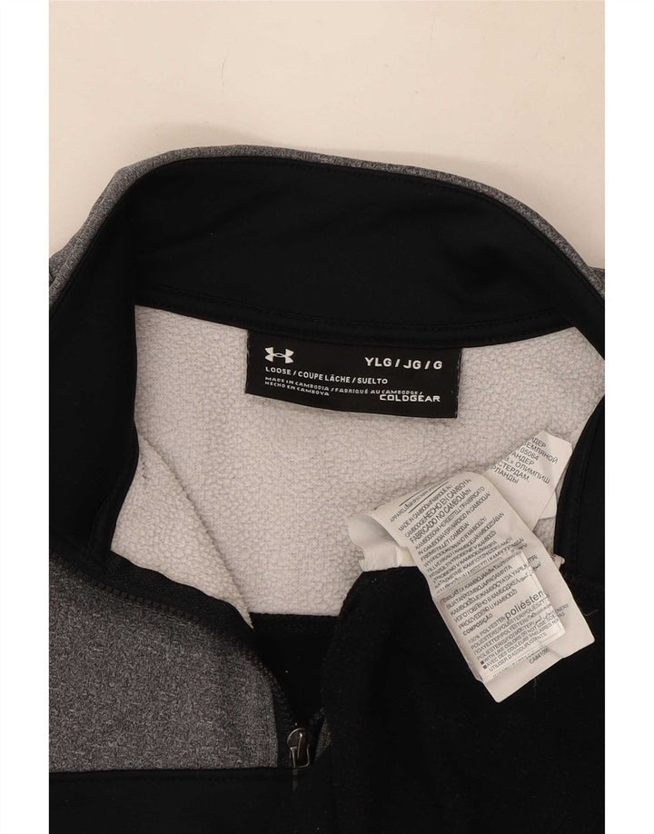 Maglietta Under Armour da ragazzo Cold Gear Pullover 11-12 anni Large Grigia