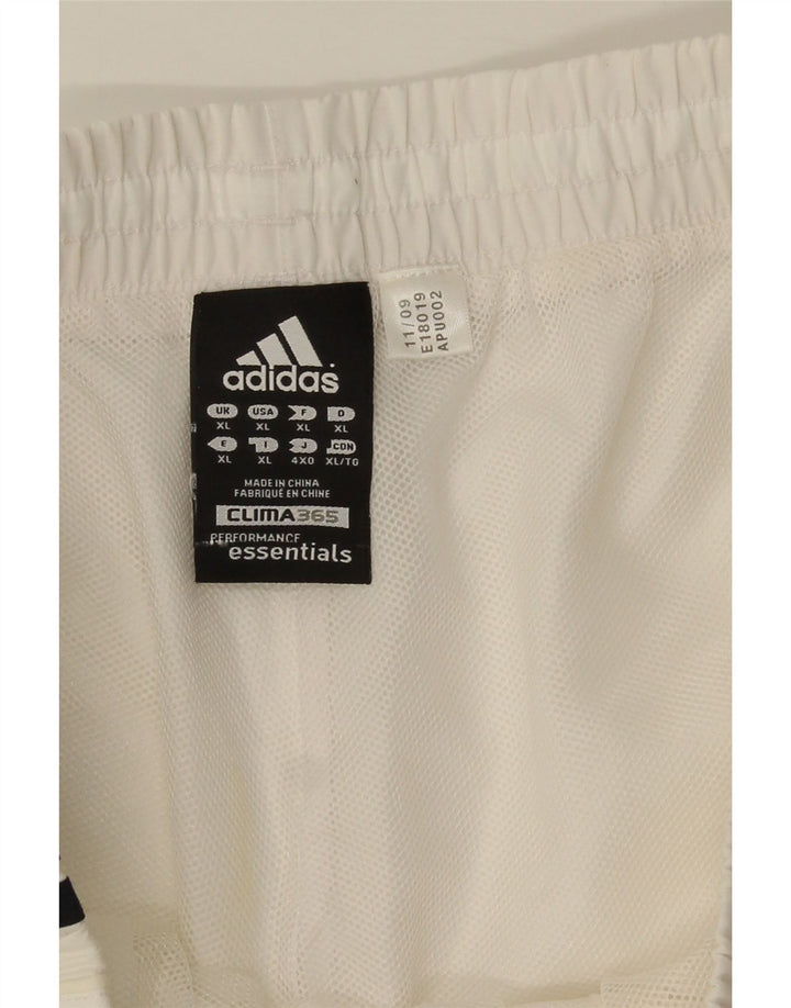 Pantaloncini sportivi Adidas Clima 365 da uomo XL poliestere bianco