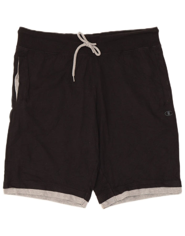 Pantaloncini sportivi da uomo Champion XL in cotone nero