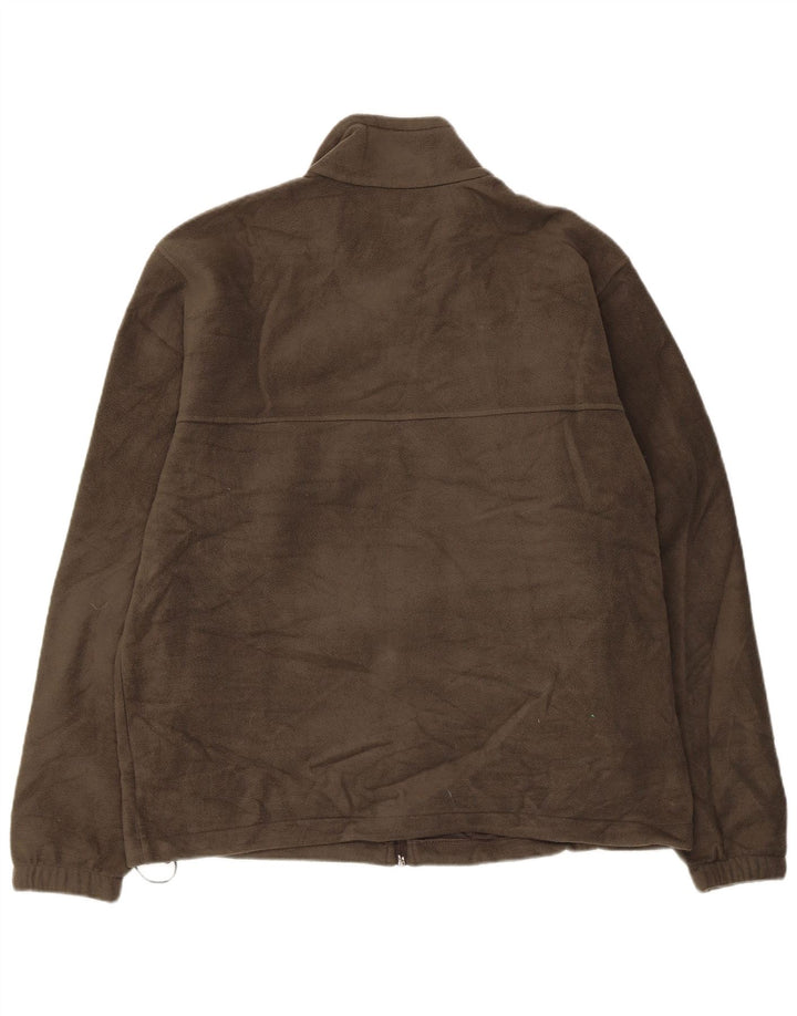 Giacca in pile da uomo Columbia UK 40 Large Khaki Poliestere