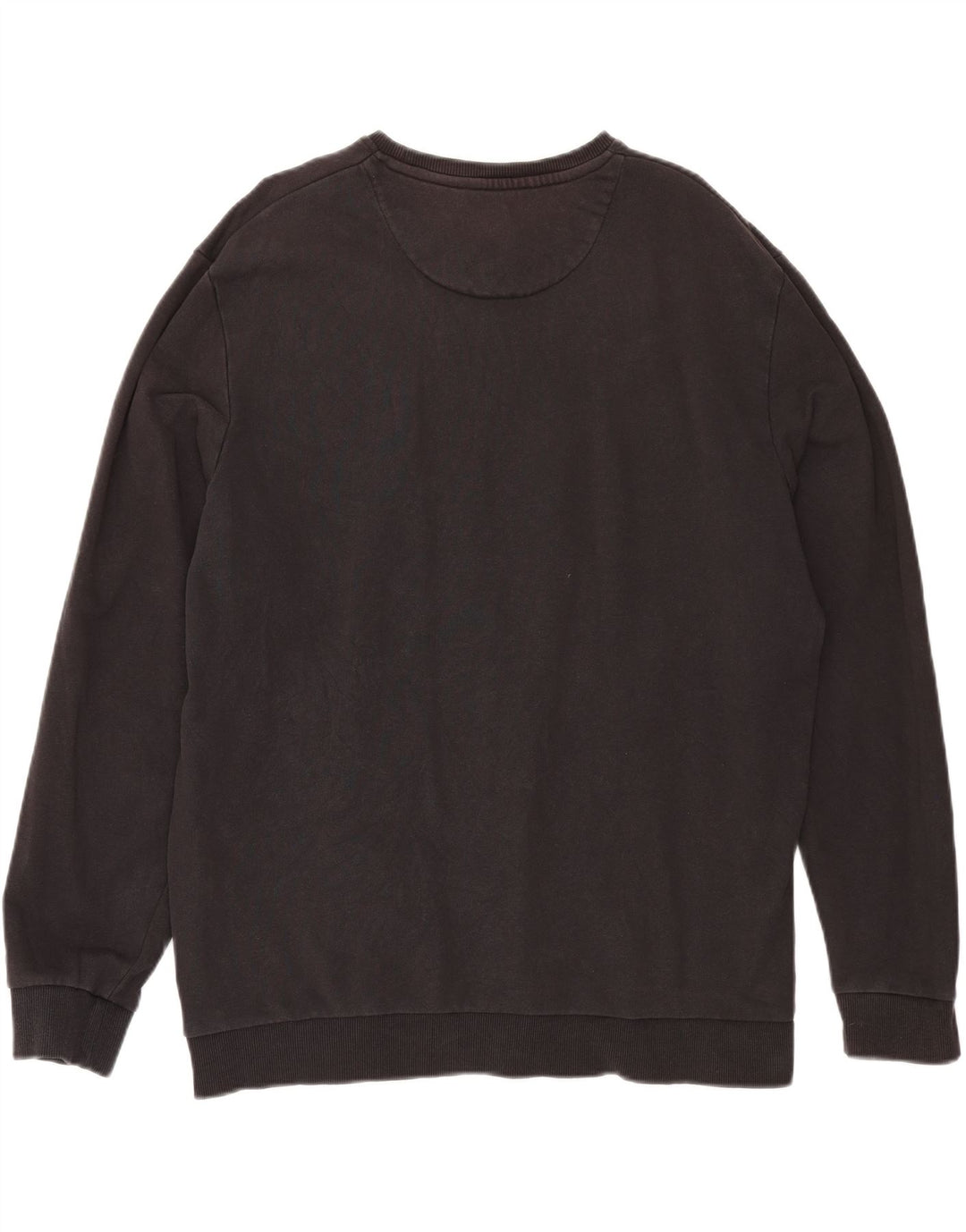LYLE & SCOTT Mens Graphic Sweatshirt Jumper XL Black Cotton Vintage Lyle & Scott and Second-Hand Lyle & Scott from Messina Hembry 