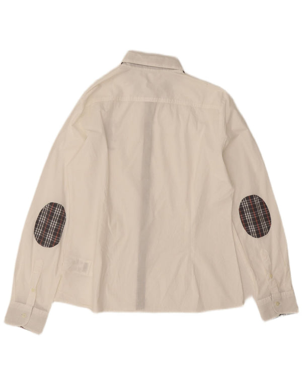 Polo Assn. Camicia da donna UK 16 grande cotone bianco