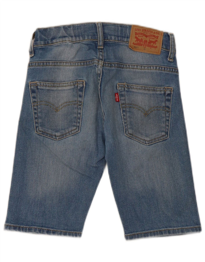 Levi's Ragazzi 511 Pantaloncini di jeans slim 9-10 anni W24 Cotone blu