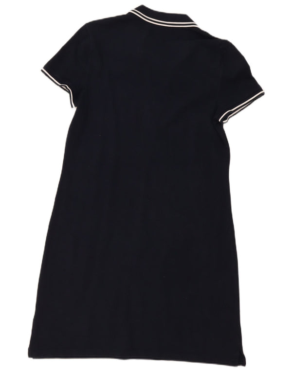 Abito polo da donna Tommy Hilfiger UK 12 cotone blu navy medio