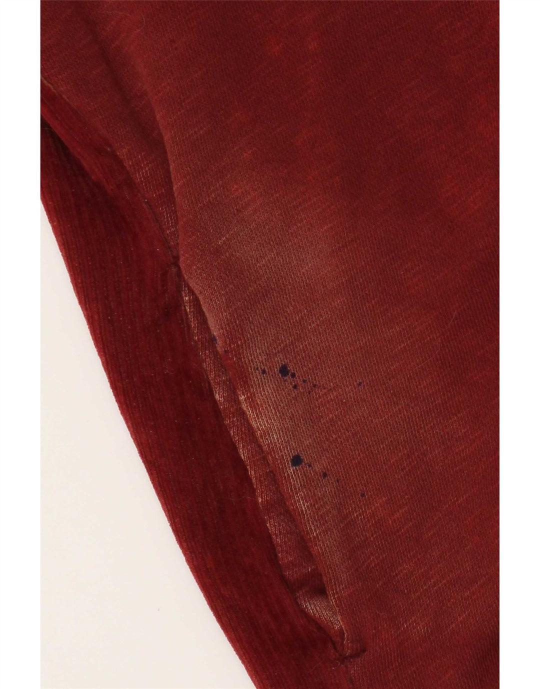 Diesel Felpa da uomo Maglione grande in cotone bordeaux