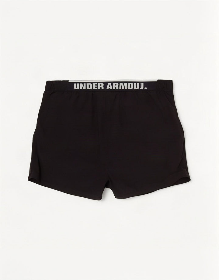 Pantaloncini sportivi grafici da uomo Under Armour medio nero