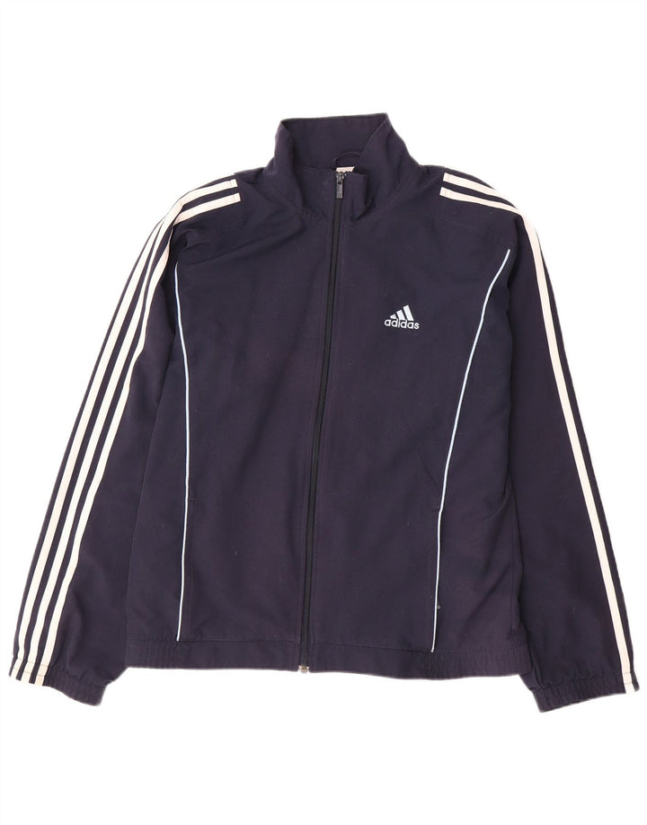 Giacca da ginnastica grafica da uomo ADIDAS UK 36/38 Small Blu navy