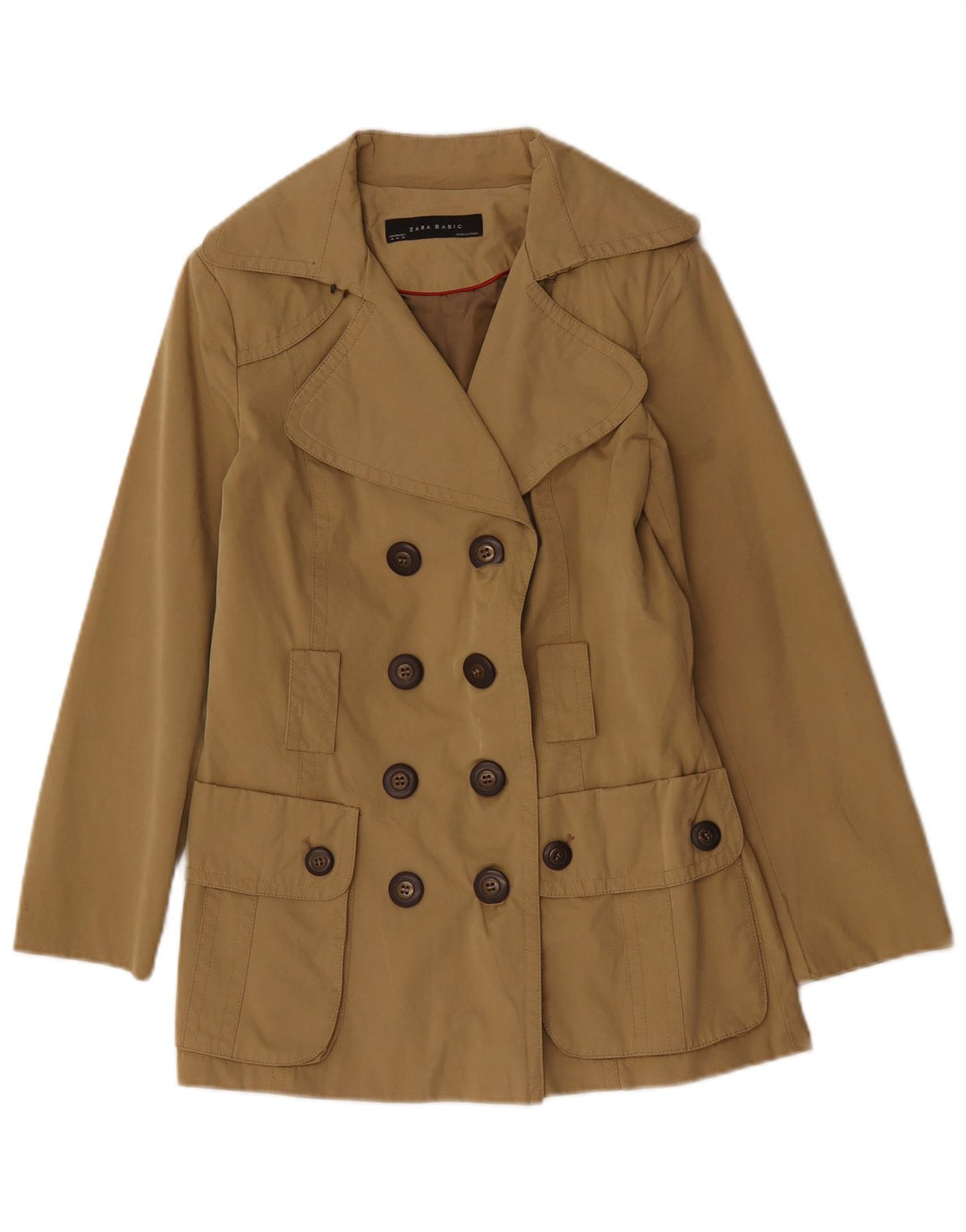 Trench da donna Zara UK 14 medio cachi