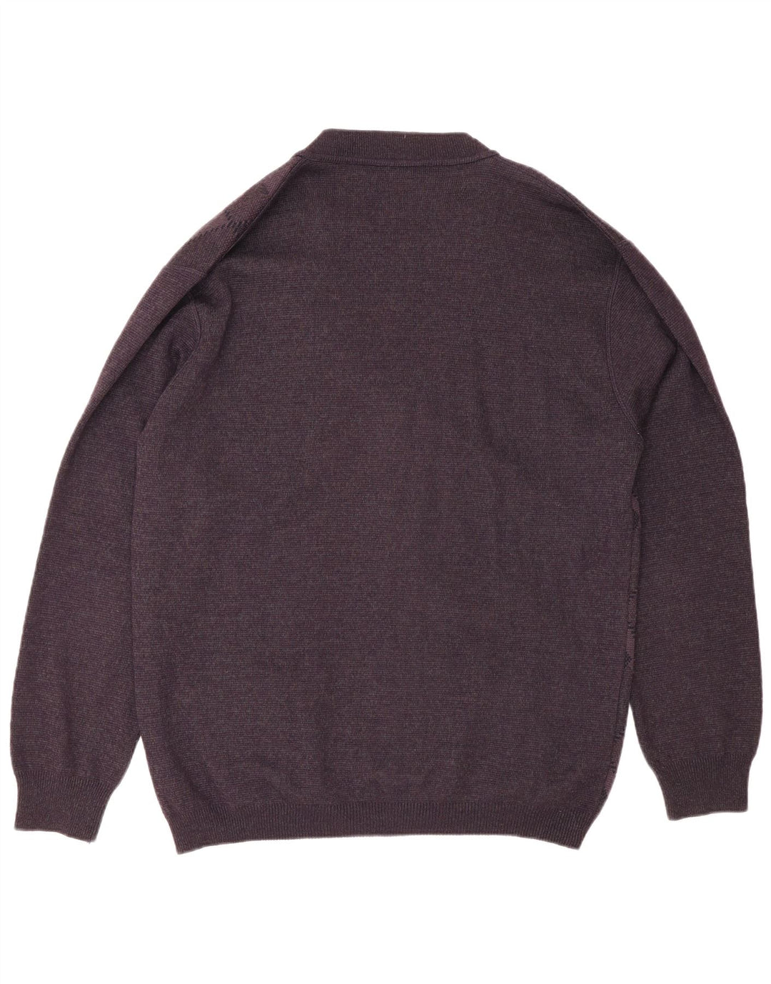 Maglione cardigan da uomo Rodes 2XL Viola Argyle/Lana diamante