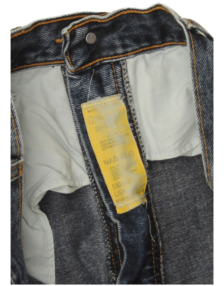 Jeans affusolati a vita alta da donna WRANGLER W31 L30 cotone blu