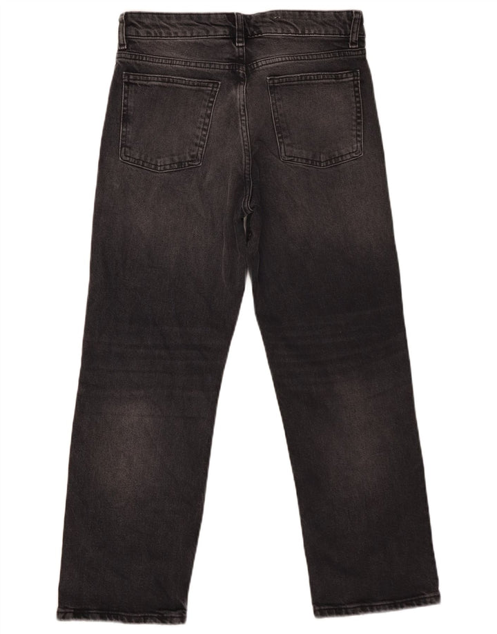 Jeans corti da donna ZARA EU 38 Small W28 L25 cotone grigio