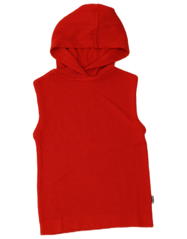 Canotta corta con cappuccio da donna Superga UK 10 piccola lana rossa