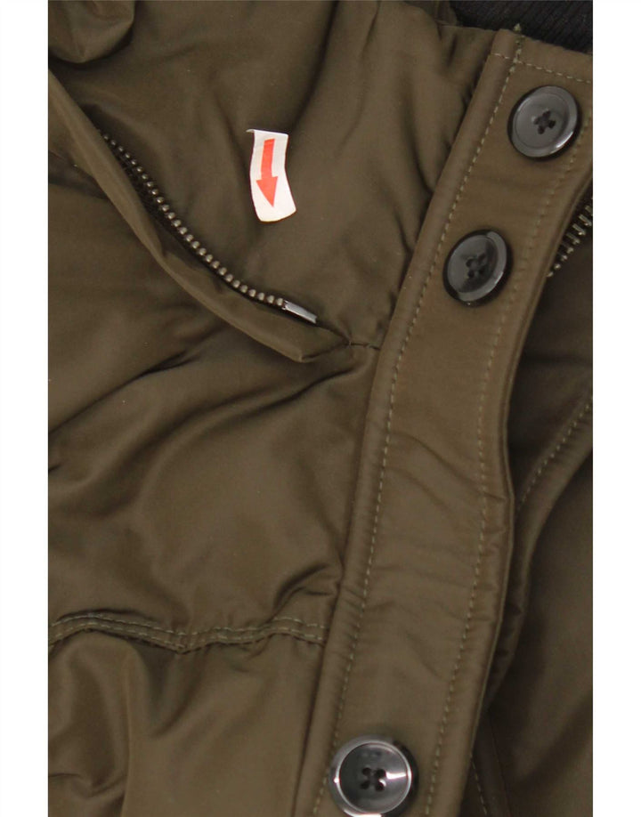 Giacca imbottita da uomo Zara UK 38 media kaki
