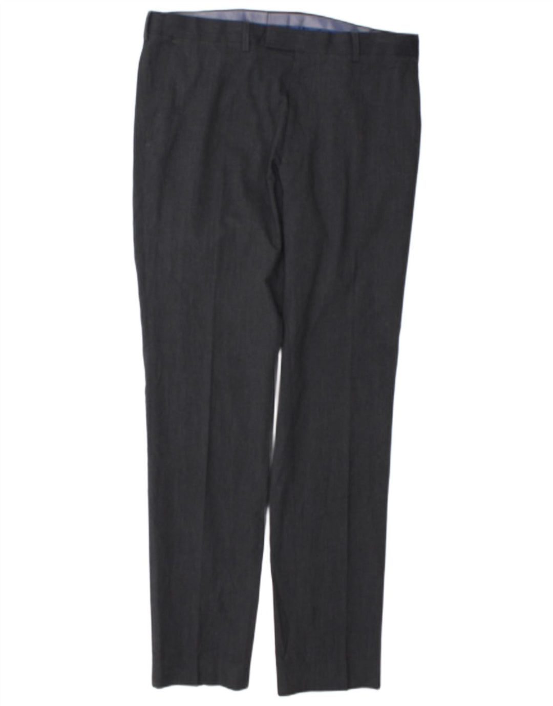 Pantaloni da abito super slim fit Marks & Spencer da uomo W34 L33 poliestere grigio