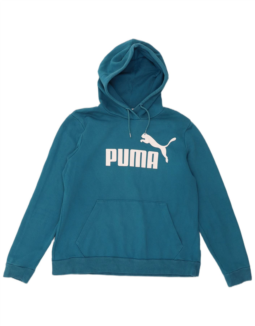 Felpa con cappuccio grafica da donna Puma UK 16 grande blu