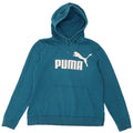 Felpa con cappuccio grafica da donna Puma UK 16 grande blu