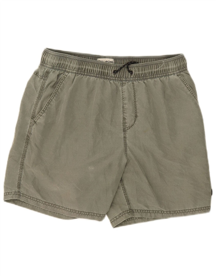 Pantaloncini casual da uomo Billabong W32 poliestere kaki medio