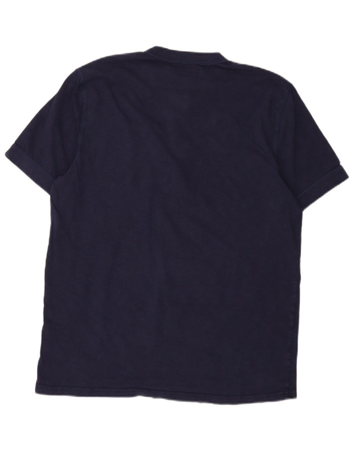 Calvin Klein Jeans T-shirt da uomo Top Large Blu Navy