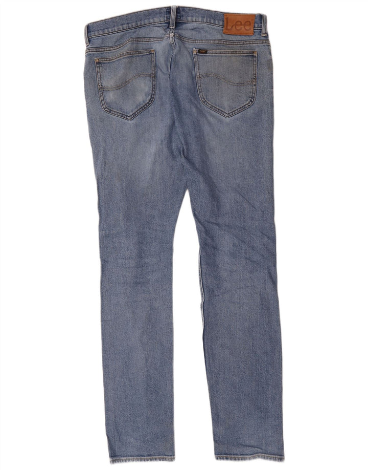 Jeans slim da uomo Lee Rider W34 L34 cotone blu