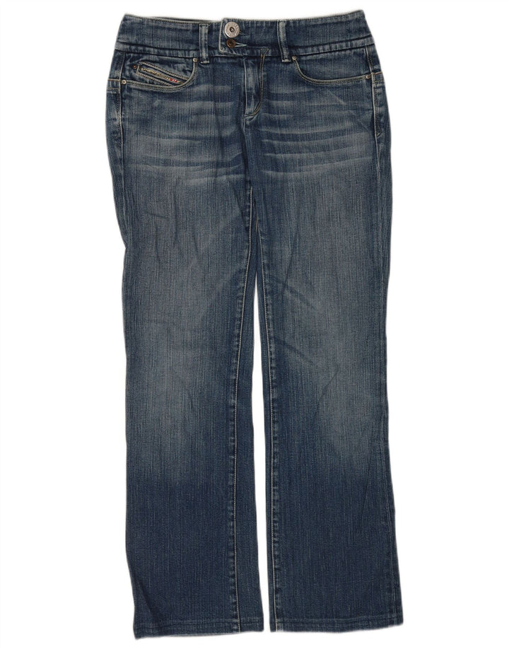 Jeans dritti da donna DIESEL W29 L30 cotone blu
