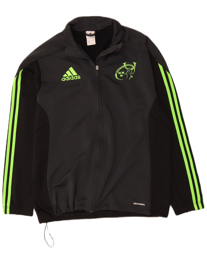 Adidas Uomo Munster Rugby Tuta Top Giacca XL Nero Poliestere
