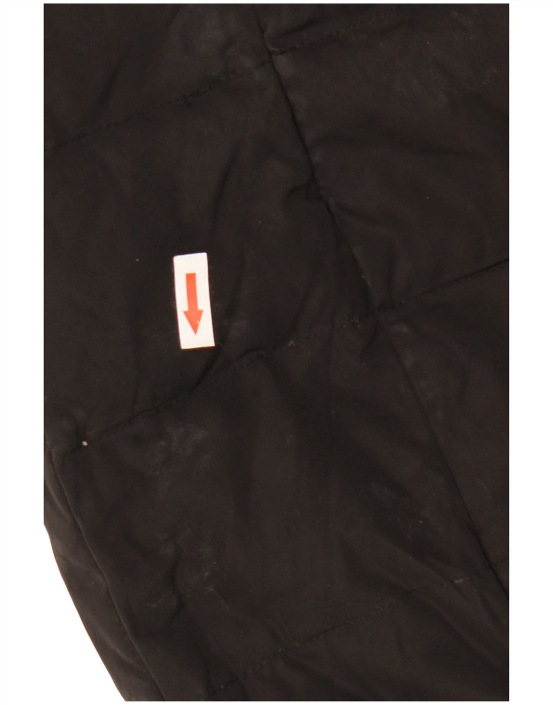Cappotto imbottito con cappuccio da donna Zara UK 18 XL poliestere nero